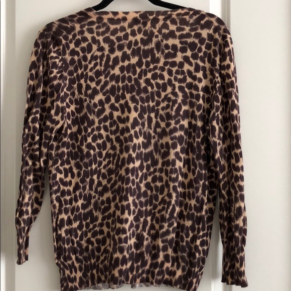Jcrew leopard cardigan - Picture 2 of 3